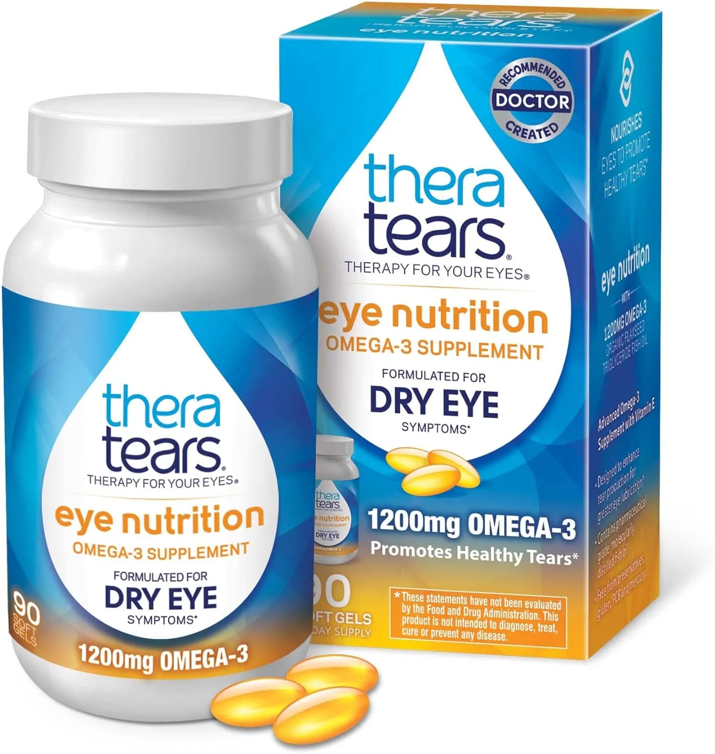 Thera Tears Omega 3 Salud Ocular 90 Softgels